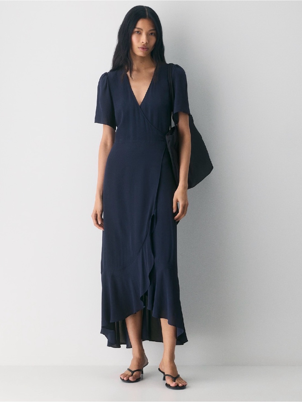 Aritzia Wilfred Gazette Dress Admiral Navy – Size Medium – NWT $168